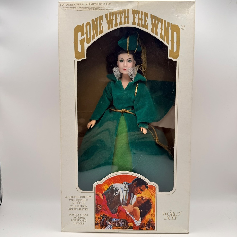 Gone With the Wind Scarlett O'Hara World Doll & Stand 1989 Limited Edition